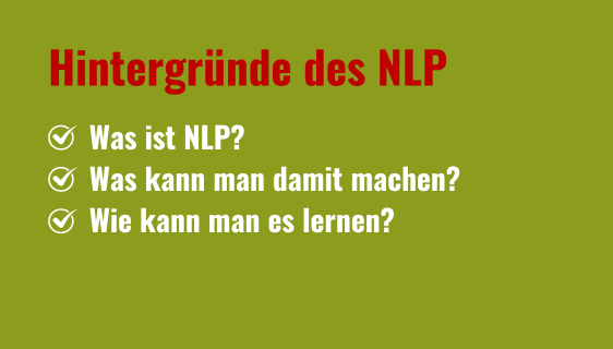 Hintergründe NLP