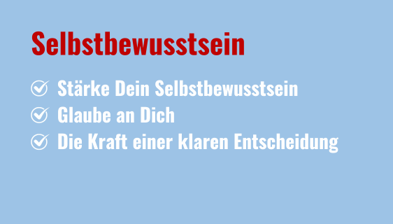 Selbstbewusstsein