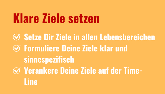 Klare Ziele setzen